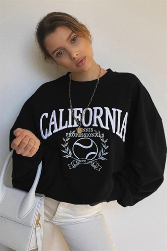 Mad Girls Black Sweatshirt MG1112
