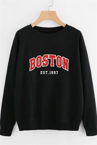 Mad Girls Siyah Sweatshirt MG777