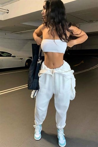 Mad Girls White Strapless Crop Top MG318