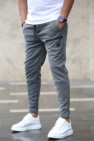 Madmext Basic Antrasit Eşofman 4207