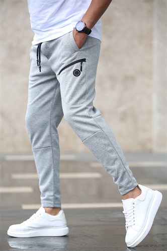 Madmext Basic Gri Eşofman 4207