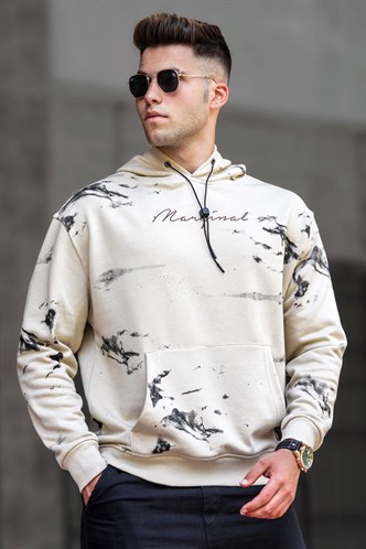 Madmext Bej Erkek Sweatshirt 5291