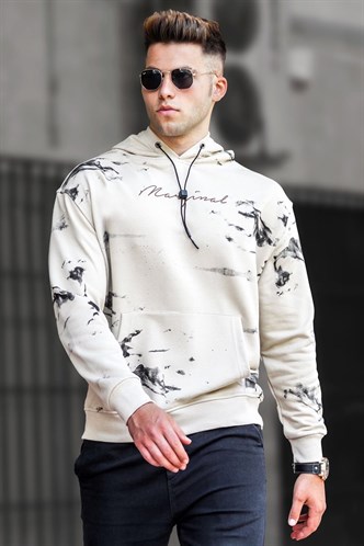 Madmext Bej Erkek Sweatshirt 5291