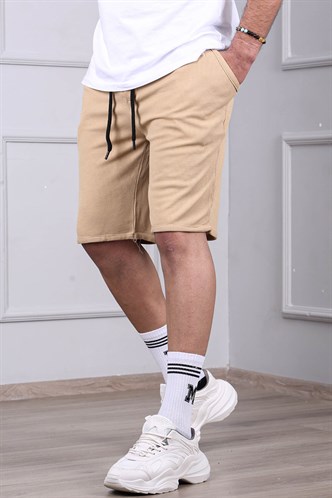 Madmext Bej Kapri Şort 5410