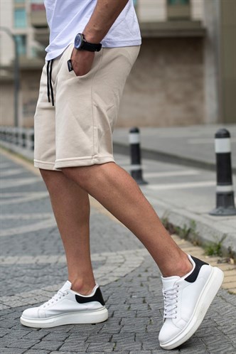 Madmext Men Beige Shorts 4842