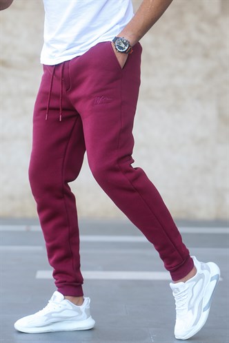 Madmext Bordo Basic Eşofman 5433