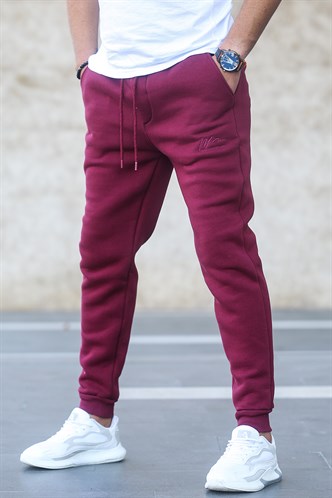 Madmext Bordo Basic Eşofman 5433