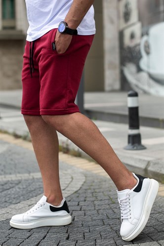 Madmext Bordo Erkek Regular Fit Şort 4842