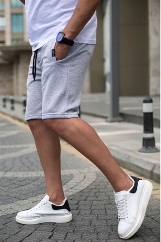 Madmext Gri Erkek Regular Fit Şort 4842