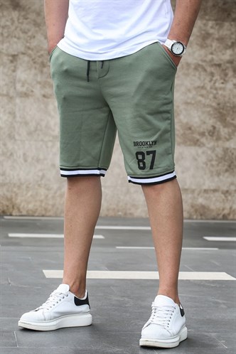 Madmext  Haki  Erkek Regular Fit Şort 5405