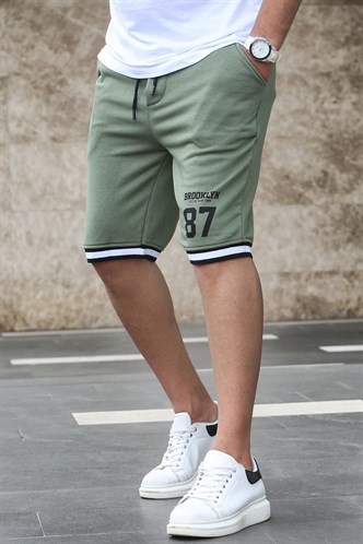 Madmext  Haki  Erkek Regular Fit Şort 5405