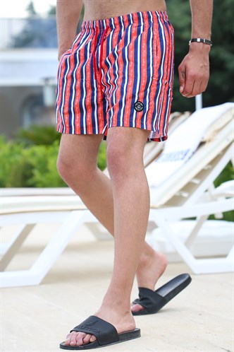 Madmext Men Red Swim Shorts 5070