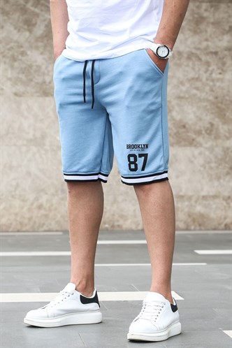 Madmext  Mavi Erkek Regular Fit Şort 5405