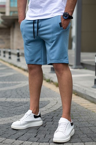 Madmext Mavi Regular Fit Şort 4842