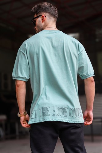 Madmext Mint Yeşili Oversize T-Shirt 5803