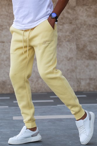 Madmext Sarı Basic Eşofman 5433