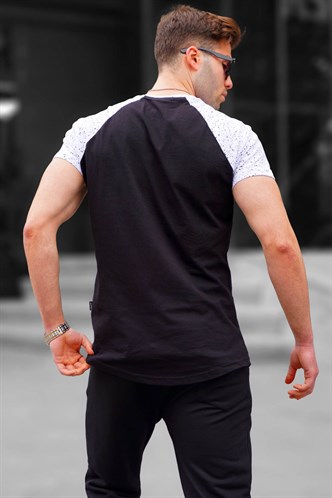 Madmext Siyah Basic Erkek Tişört 4523