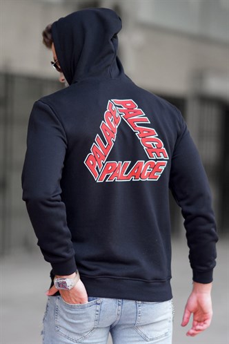 Madmext Siyah Baskılı Sweatshirt 5303