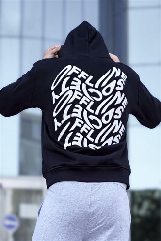 Madmext Siyah Erkek Sweatshirt 5314