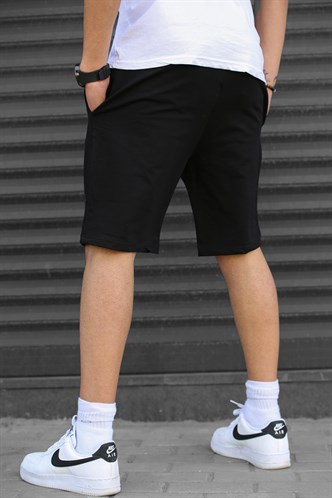 Madmext Siyah Kapri Şort 5403