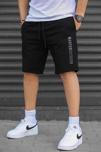 Madmext Siyah Kapri Şort 5403