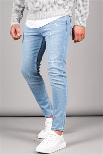 Madmext Skinny Fit Buz Mavisi Erkek Jean 5712