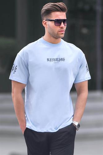 Mavi Bisiklet Yaka Erkek Tişört 6112