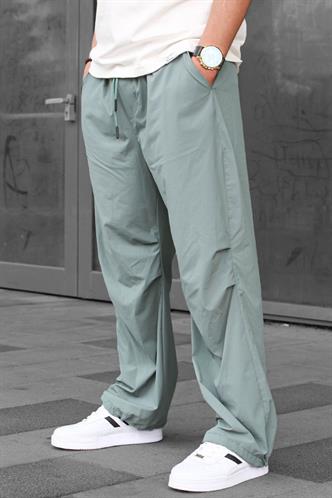Mint Yeşili Regular Fit Erkek Paraşüt Pantolon 6504