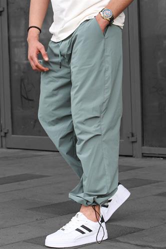 Mint Yeşili Regular Fit Erkek Paraşüt Pantolon 6504