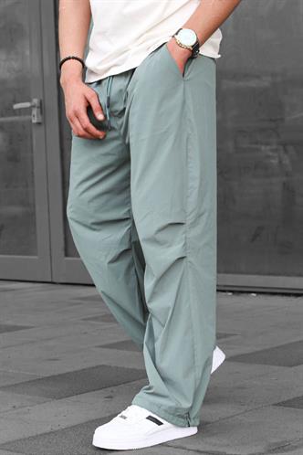 Mint Yeşili Regular Fit Erkek Paraşüt Pantolon 6504