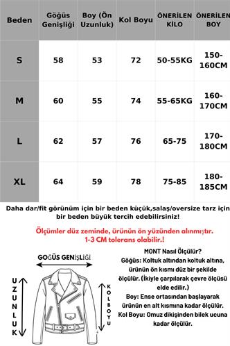 Bej Dik Yaka Kapitone Kadın Mont MG2568