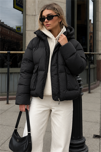 Black Oversize Pocket Jacket MG1358
