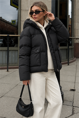 Black Oversize Pocket Jacket MG1358