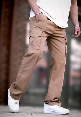 Camel Erkek Kargo Cep Baggy Pantolon 6811