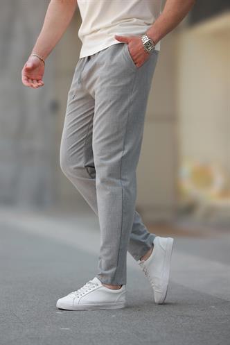 Gri Regular Fit Erkek Pantolon E6572