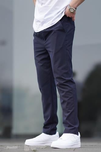 Lacivert Düz Paça Erkek Pantolon 6530