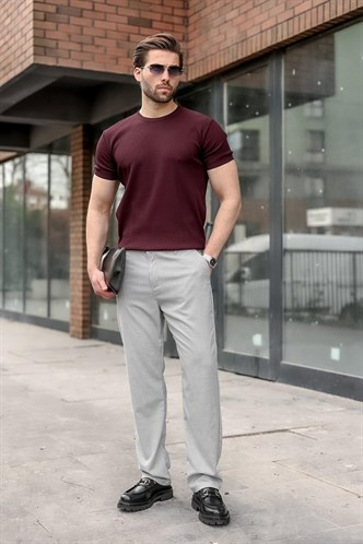 Gri Basic Erkek Pantolon E6576