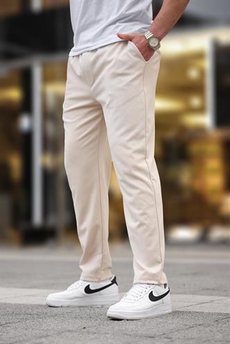 Bej Düz Paça Erkek Pantolon E6556