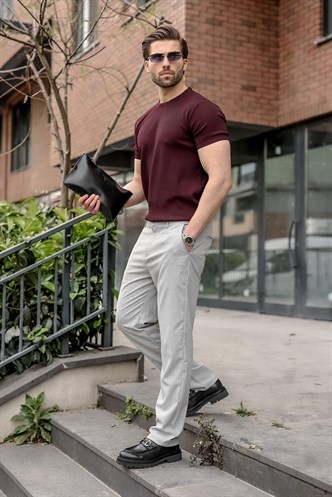 Gri Basic Erkek Pantolon E6576