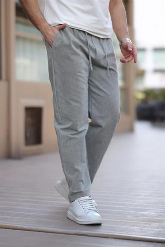 Haki %100 Pamuklu Rahat Kesim Erkek Pantolon E6565