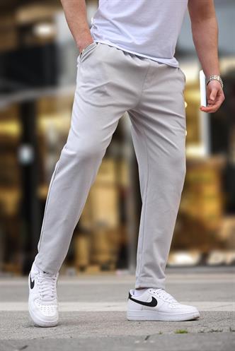 Gri Düz Paça Erkek Pantolon E6556