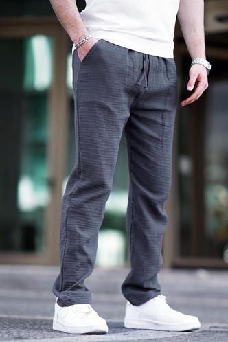 Füme Müslin Kumaş Erkek Basic Pantolon 6507