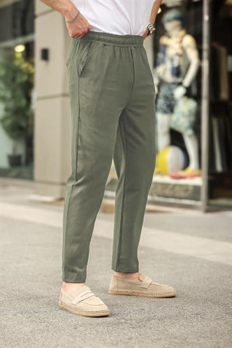 Açık Haki Relaxed Erkek Pantolon 6510