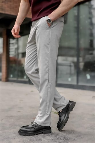 Gri Basic Erkek Pantolon E6576