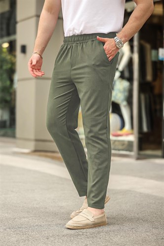 Açık Haki Relaxed Erkek Pantolon 6510