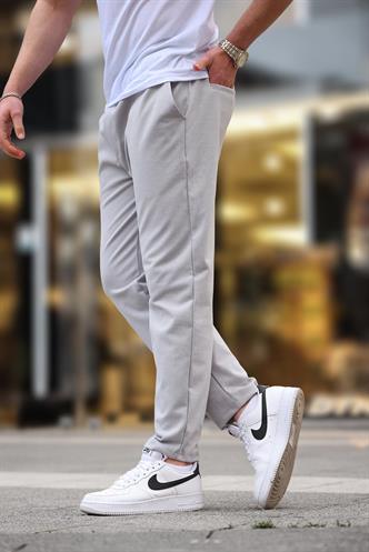 Gri Düz Paça Erkek Pantolon E6556