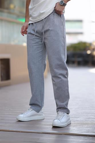 Lacivert %100 Pamuklu Rahat Kesim Erkek Pantolon E6565