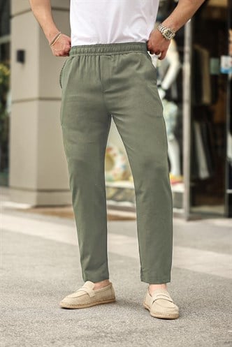 Açık Haki Relaxed Erkek Pantolon 6510