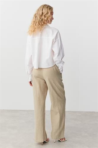 Bej Elastik Belli Bol Kesim Pantolon MG2020