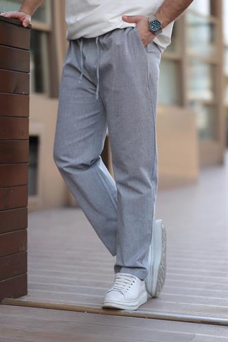 Lacivert %100 Pamuklu Rahat Kesim Erkek Pantolon E6565